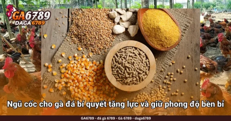 Ngũ cốc cho gà đá bí quyết tăng lực và giữ phong độ bền bỉ